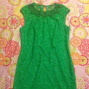 Beautiful Green Adrianna Papell Dress